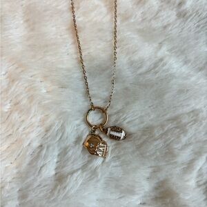 football themed necklace